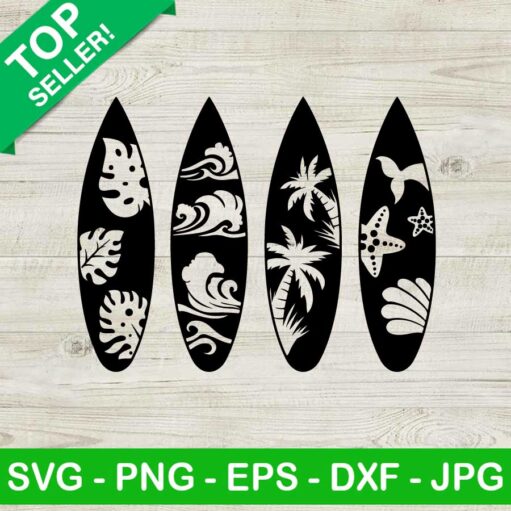 Board Surf Svg Cut File, Surfboard Svg, Surfing Board Svg Cut File