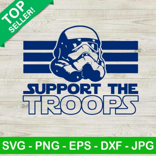Support The Troops Darth Vader Svg