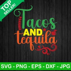 Tacos and tequila SVG