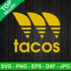 Tacos Mashup Adidas Logo SVG