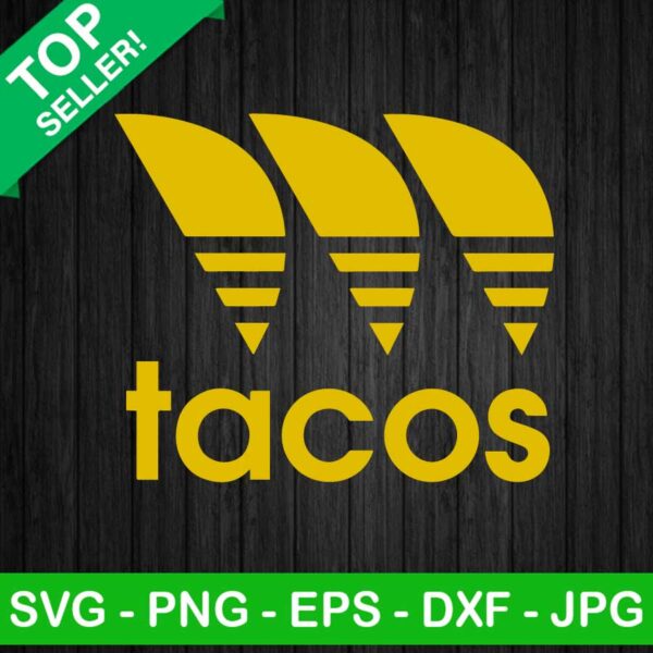 Tacos Mashup Adidas Logo SVG