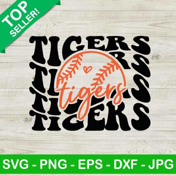 TIGERS Baseball sport team SVG