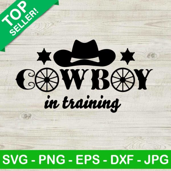 Cowboy in training SVG