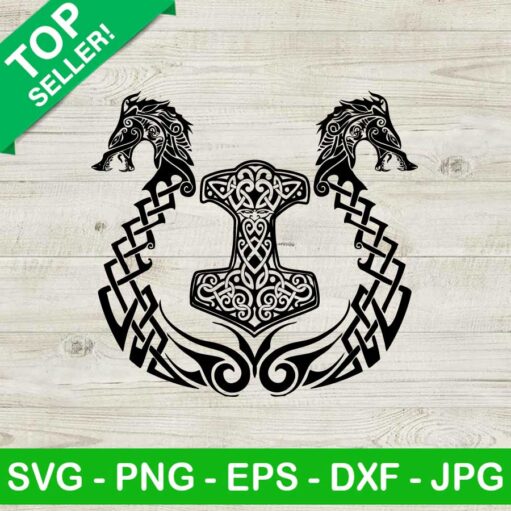 Viking Dragon SVG