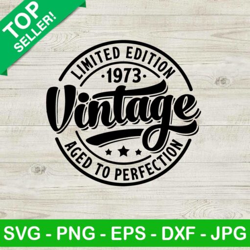 Vintage 1973 limited edition SVG