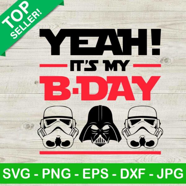 It's my birthday Star Wars SVG