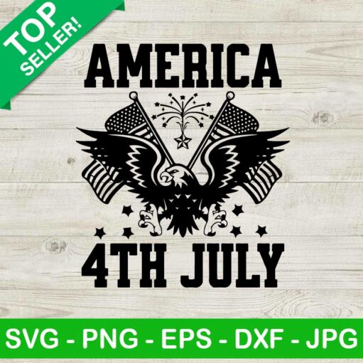 America eagle 4th of july SVG