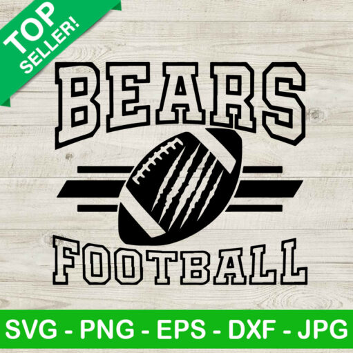 Bears Football SVG