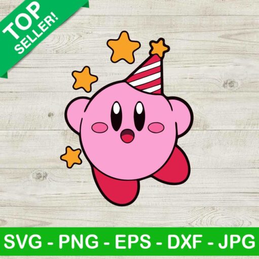 Happy Birthday Kirby SVG