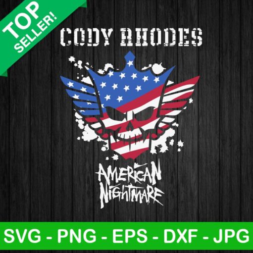 Cody Rhodes American Nightmare Svg