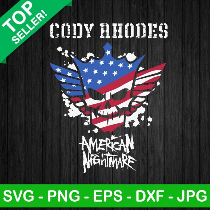 Cody rhodes american nightmare SVG