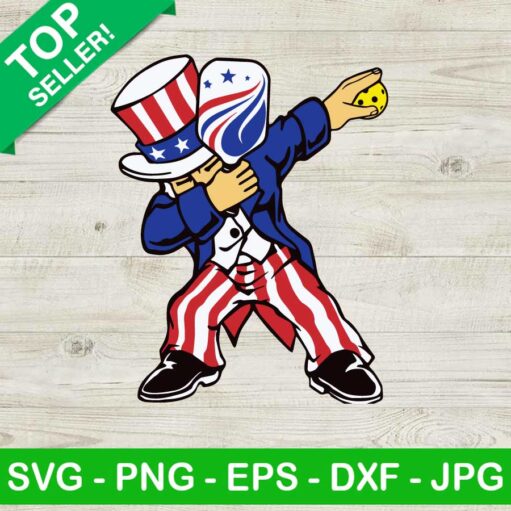 Dabbing uncle Sam 4th of july SVG