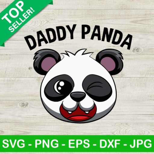 Daddy Panda Svg