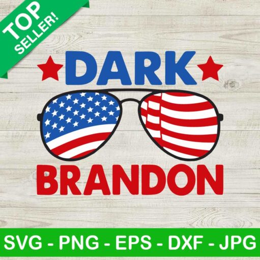 Dark brandon american flag SVG