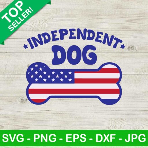 Independent Dog SVG