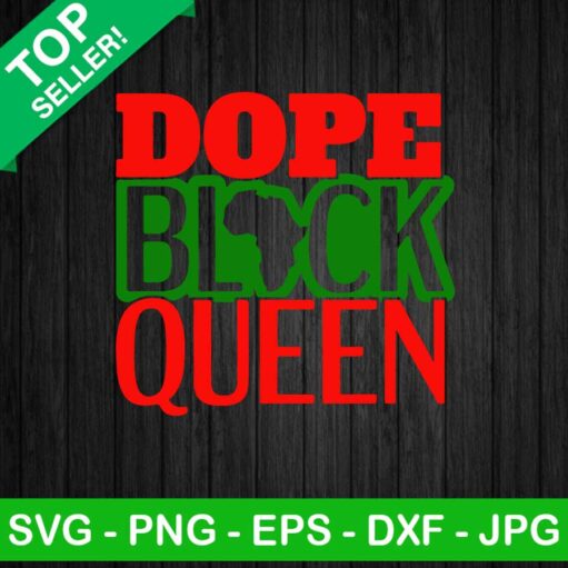 Dope Black Queen SVG