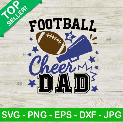 Football And Cheer Dad SVG