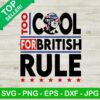Too cool for British rule SVG