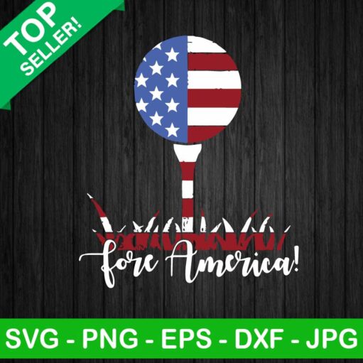 Foreamerica golf ball SVG