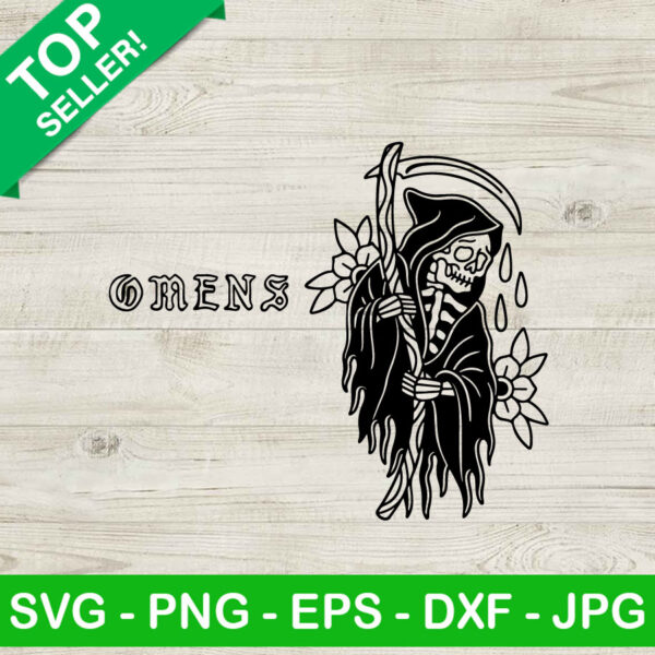 Grim reaper rock bad omens band SVG