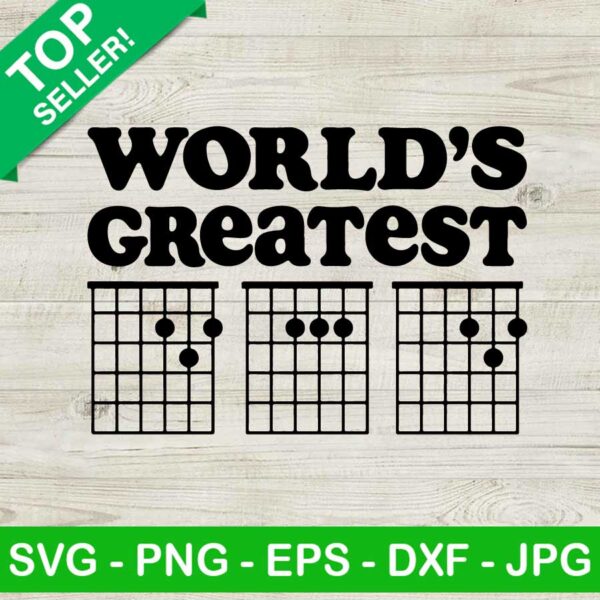 World's Greatest Guitar SVG