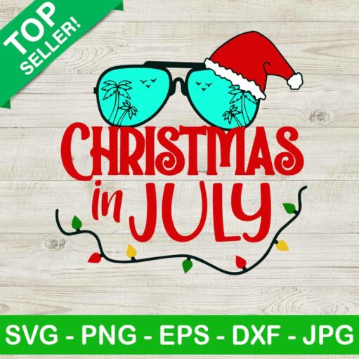 Christmas in july summer SVG