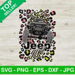 Jeep Girl Leopard Headband SVG