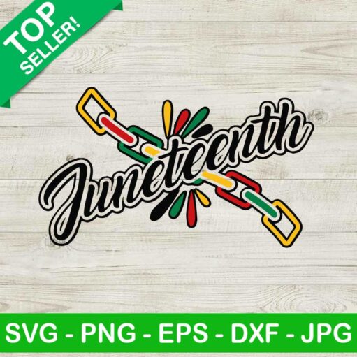 Juneteenth Chain SVG