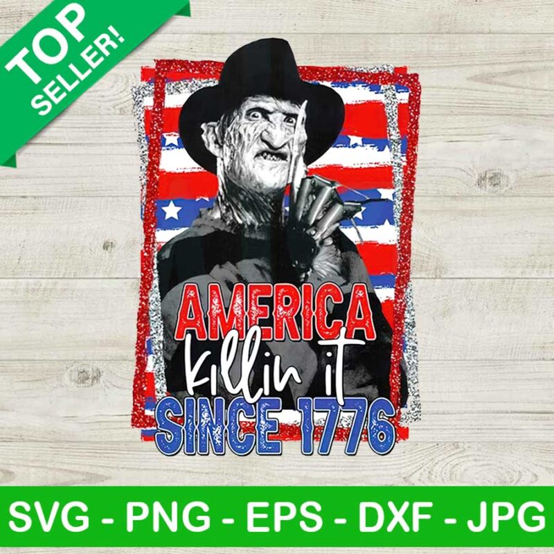 American Killin It Since 1776 Horror PNG