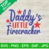 Daddy Little Firecracker SVG