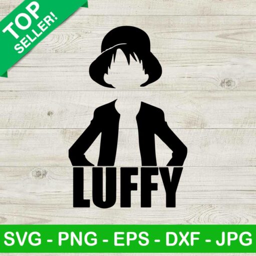 One Piece character Luffy SVG