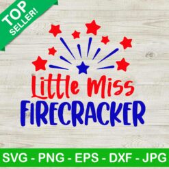 Little Miss Firecracker SVG