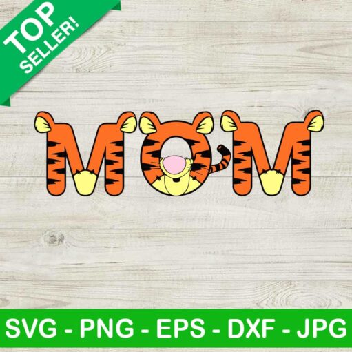 Mom Tigger SVG