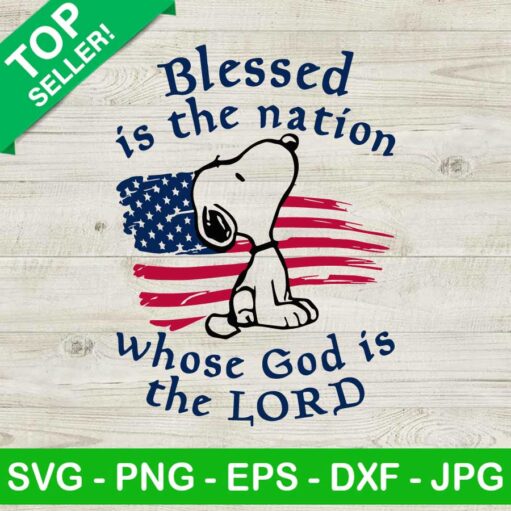 Blessed Is The Nation Whose God Is The Lord SVG