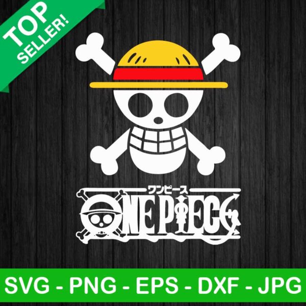 One Piece Luffy logo SVG