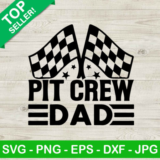 Pit Crew Dad SVG