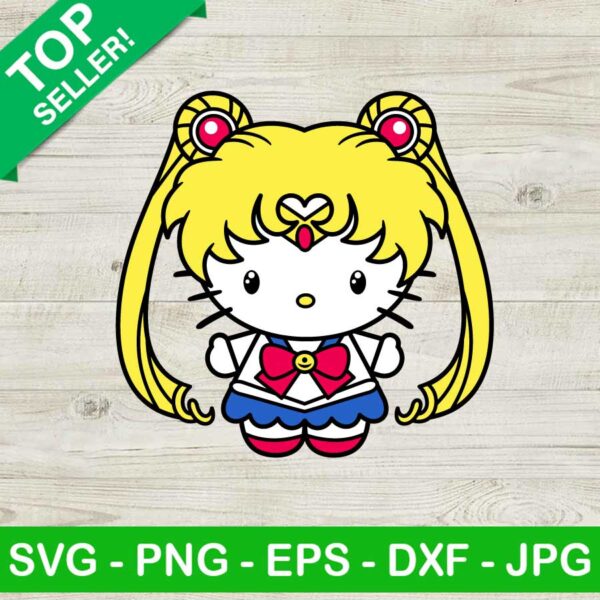 Hello kitty sailor moon chibi SVG