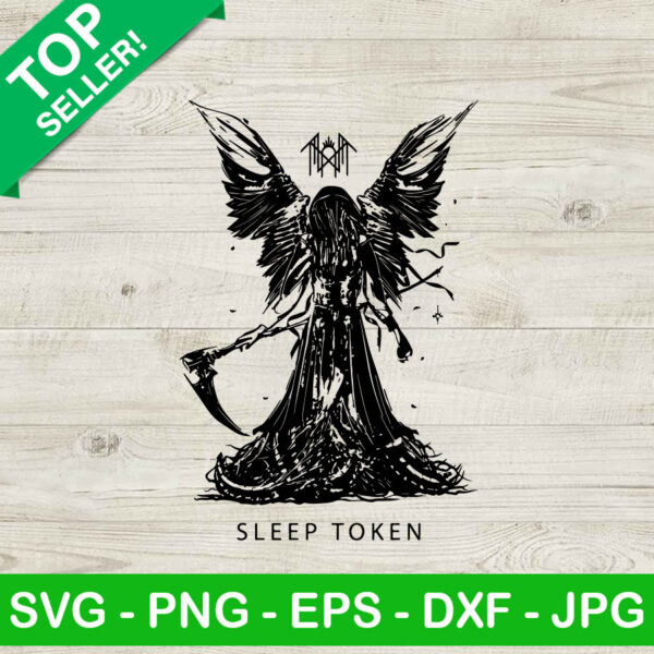 Sleep Token Reaper Angel SVG