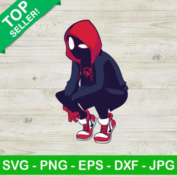 Miles Morales Spider Man SVG, Miles Morales SVG, Superhero SVG