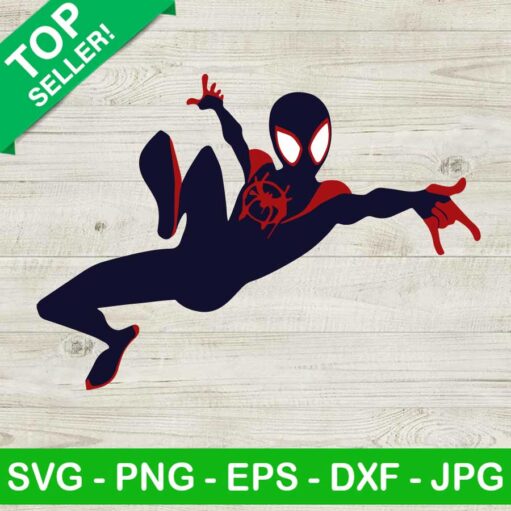 Spider Man Miles Morales Svg