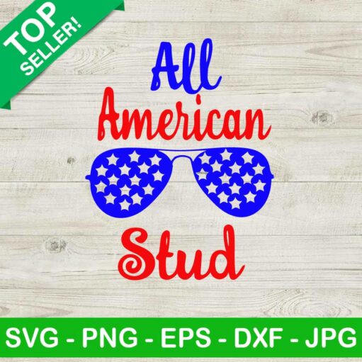 All American Stud Glasses SVG