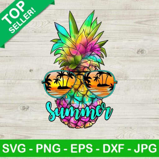 Summer Pineapple Sunglasses Png