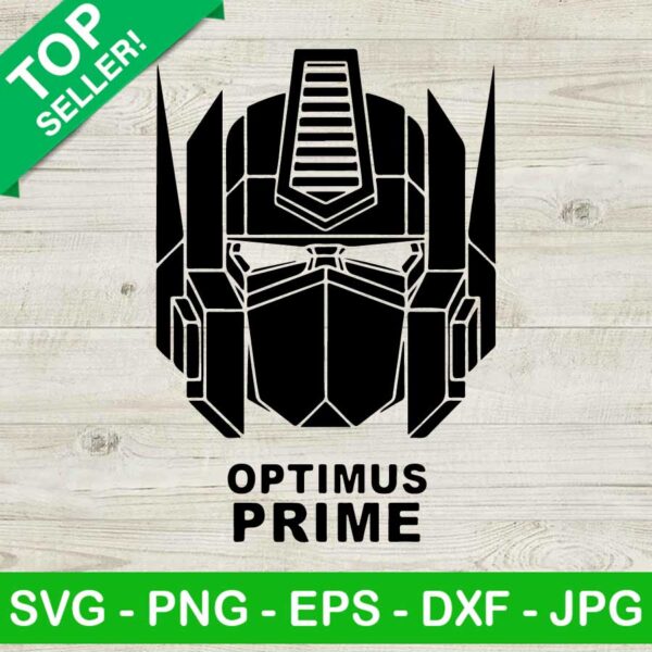 Transformers Optimus Prime face SVG
