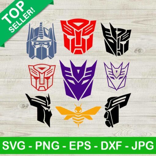 Transformers character bundle SVG