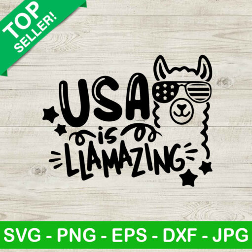 USA Is Llamazing SVG