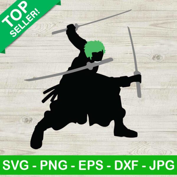 Roronoa Zoro SVG, One Piece character SVG, One Piece Zoro SVG