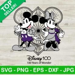 100 Disney Mickey Minnie Mouse Years of Wonder SVG