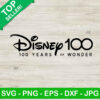 Disneyland 100 Years Of Wonder SVG PNG