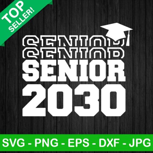 Senior 2030 Graduate Svg