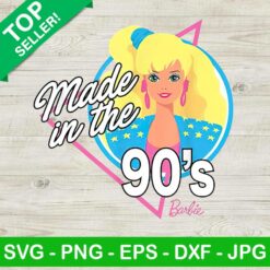 Made In The 90s Barbie PNG, Barbie Doll Sublimation transfer PNG, Barbie Movie Heat Transfer PNG